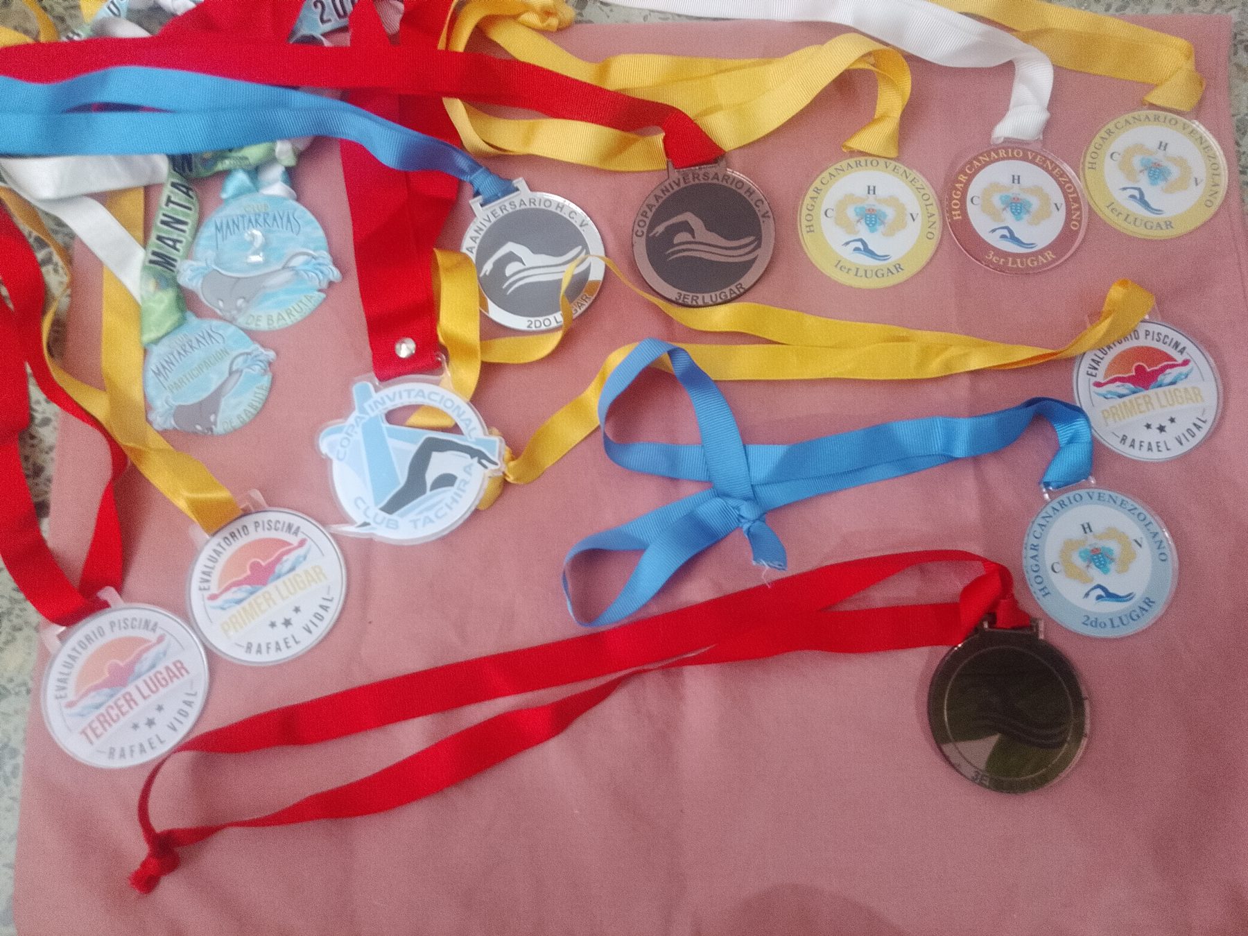 Medallas de natación